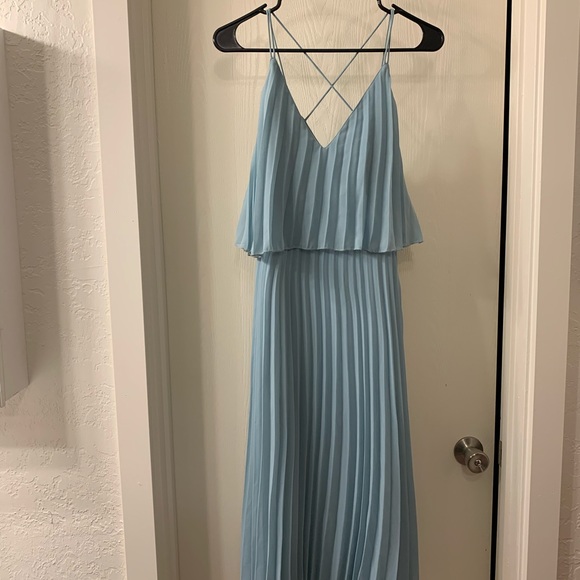 ASOS pleated crop top midi dress - Picture 4 of 6